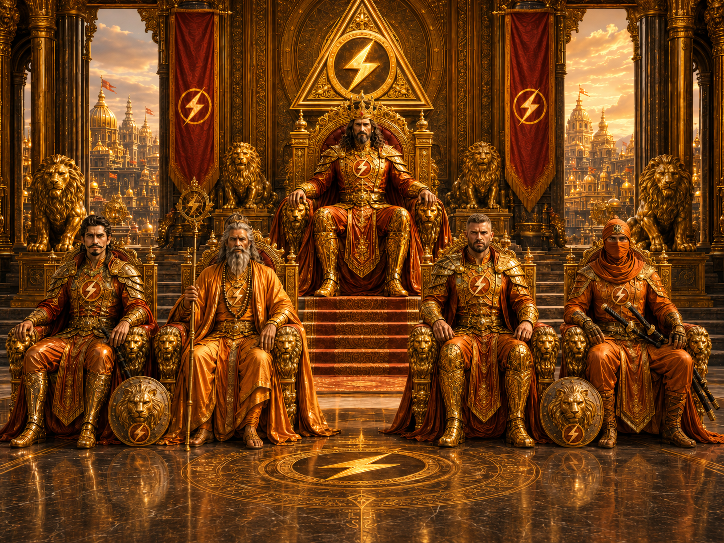 Golden royal palace of Kingdom AAHA